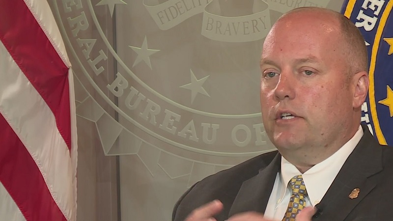 FBI Special Agent in Charge Kieran Ramsey in Portland, August 22, 2022 (KOIN)