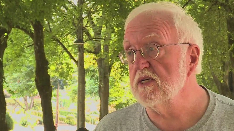 Robert McCullough of the Eastmoreland Neighborhood Association, August 1, 2022 (KOIN)