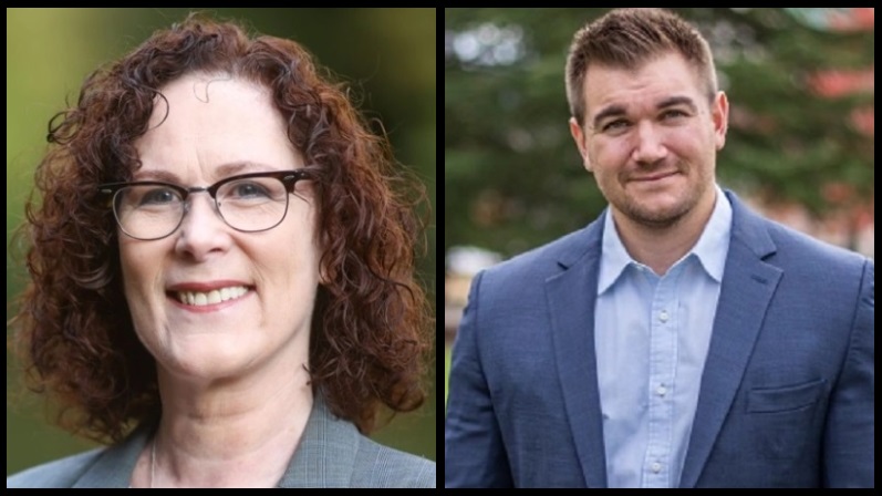 Val Hoyle, Alek Skarlatos are candidates in Oregon's 4th Congressional District (2022 campaign photos)