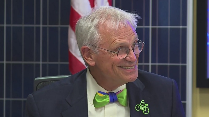 Rep. Earl Blumenauer in Portland, September 6, 2022 (KOIN)