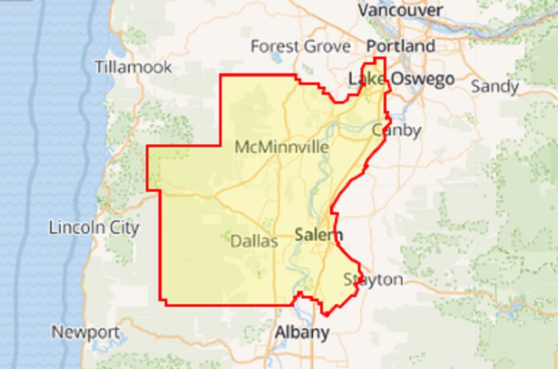 Oregon's 6th Congressional District, 2022 (Ballotpedia graphic)