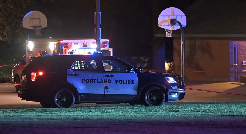 A woman was shot to death in Wallace Park near Chapman Elementary in Northwest Portland, September 24, 2022 (KOIN)