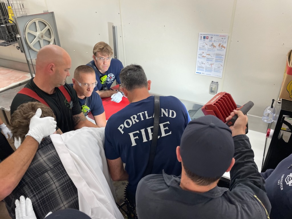 Officials: Portland, OR supermarket employee gets hand stuck in meat machine