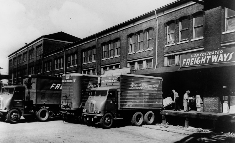 Consolidated Freightways started producing trucks in Northwest Portland in 1942 (Daimler Truck North America)