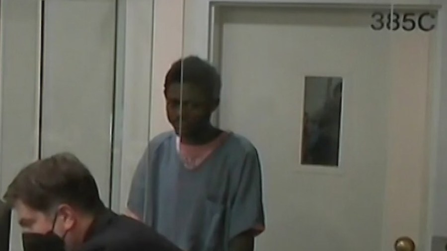 Kalil Ford at his arraignment in a Portland homicide, October 3, 2022 (KOIN)