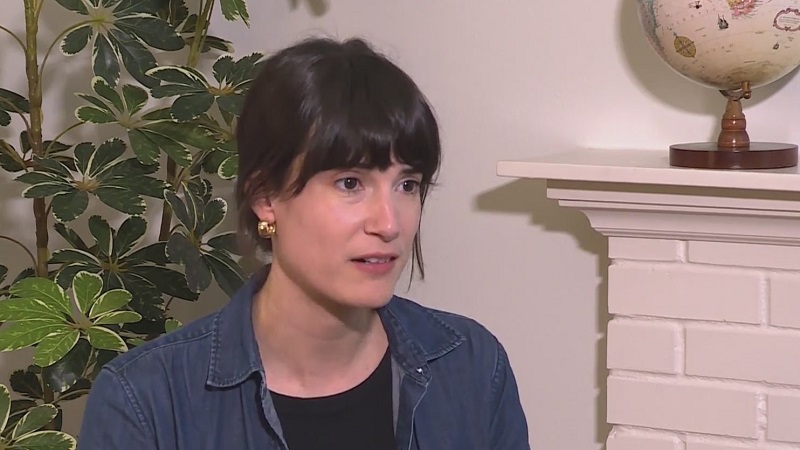 Democrat Marie Gluesenkamp Perez during the campaign for Washington's 3rd Congressional District, October 24, 2022 (KOIN)