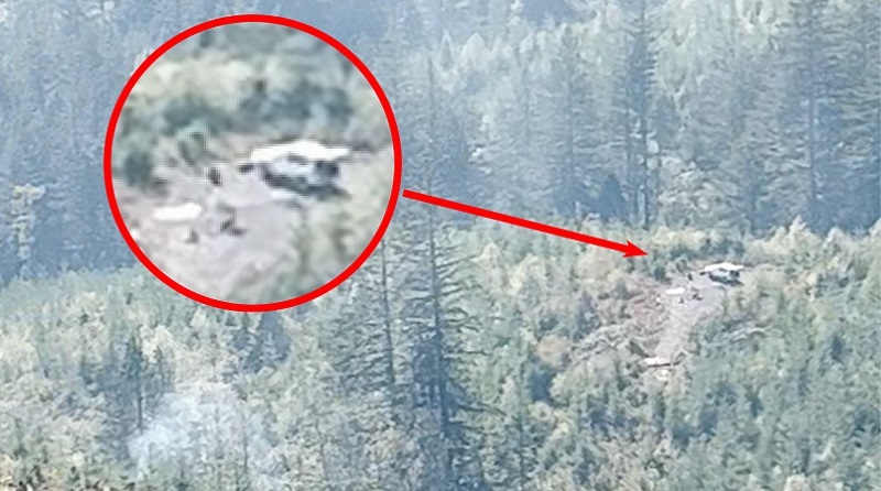 This vehicle and people connected with it are 'of interest' in the investigation of the Nakia Creek Fire. Photo released October 17, 2022 (Clark County Fire Marshal)