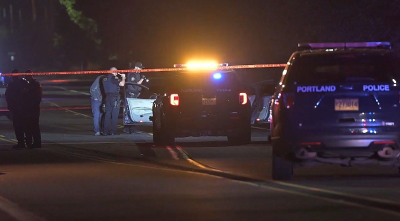 One person was shot to death near NE 162nd and Sandy Boulevard in Portland, October 1, 2022 (KOIN)