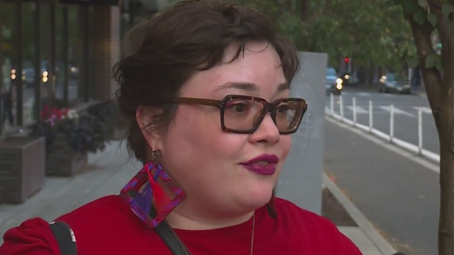 Sierra Wahlke heard an officer-involved shooting at SW 12th and Jefferson in Portland, October 15, 2022 (KOIN)