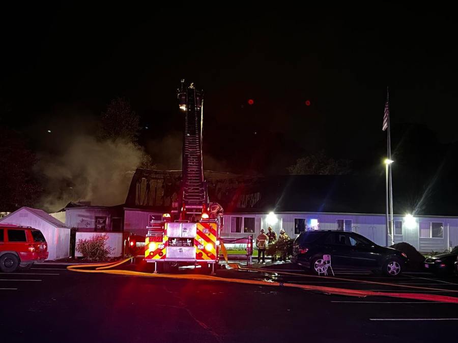 Fire crews responded to an overnight fire at a retirement home in St. Helens that displaced several residents and sent multiple to nearby hospitals on Wednesday, Oct. 5, 2022.