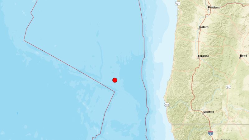 A 4.5 magnitude earthquake shook off the Oregon Coast on Friday, Nov. 18, 2022