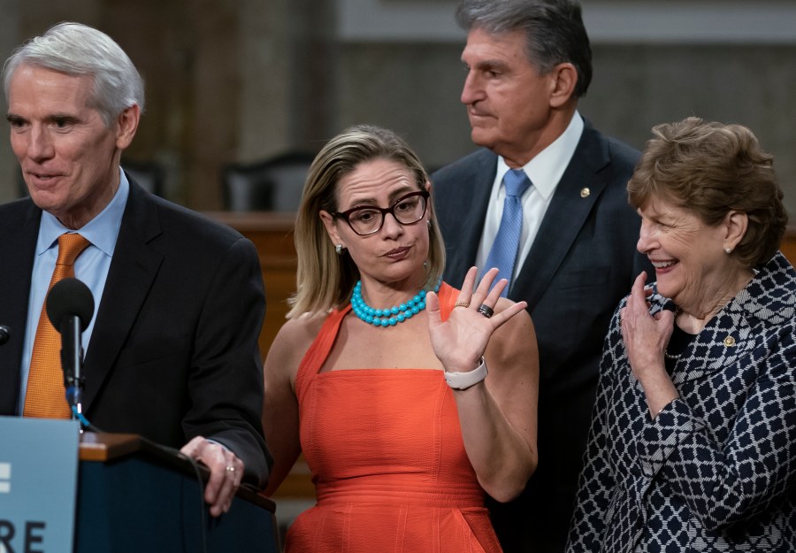 Rob Portman, Joe Manchin, Jeanne Shaheen, Kyrsten Sinema