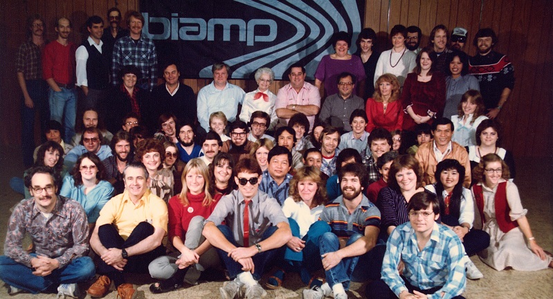 Biamp employees in 1986 (Courtesy: Biamp)