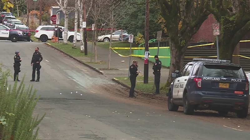 A 16-year-old Cleveland High School student was shot outside the school in Portland, December 12, 2022 (KOIN)