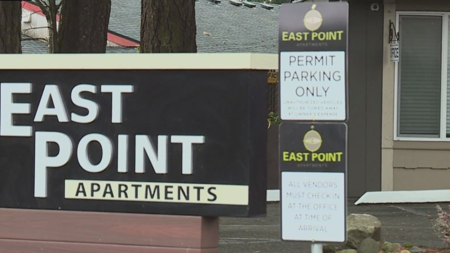 East Point Apartments in Portland, December 19, 2022 (KOIN)