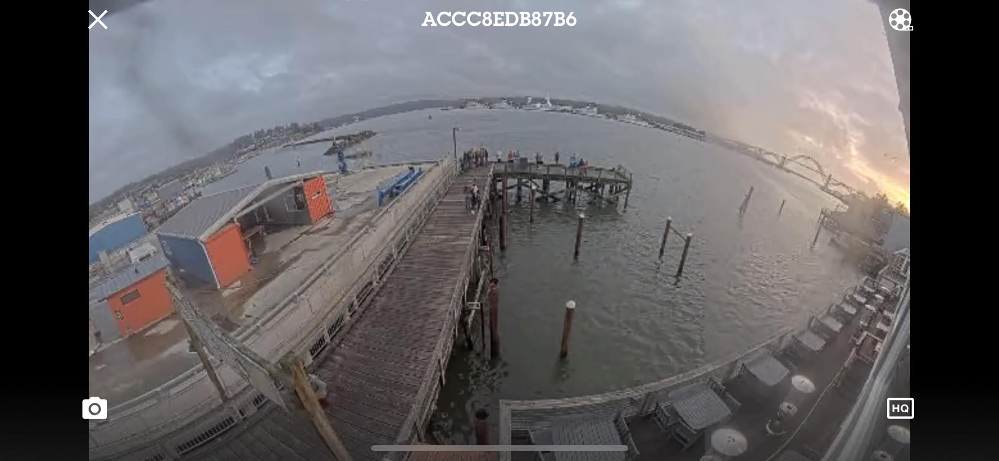 Newport, OR Sea Lion Docks destroyed by winter storm