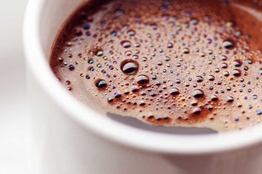 Black coffee in white cup (Getty image)