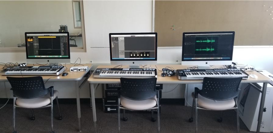 KBPS uses GarageBand and Adobe Audition for audio mixing. Photo courtesy Jacob Patterson