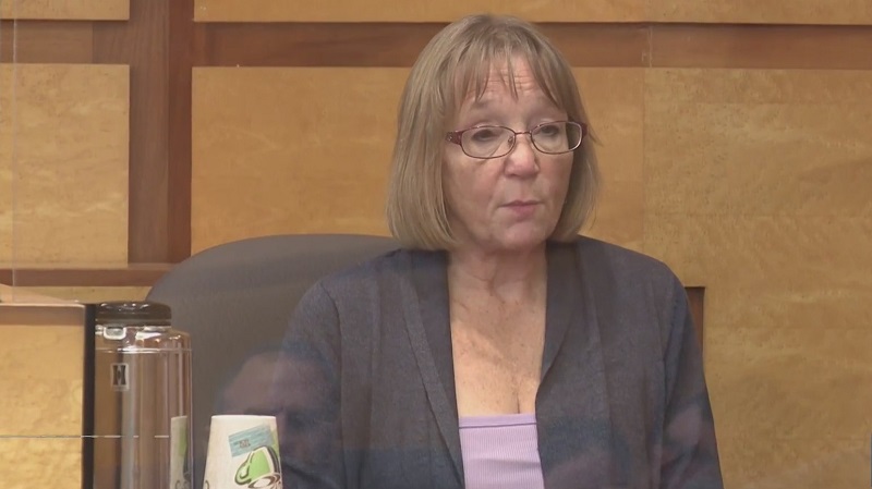 Norma Countryman Lewis testified against Warren Forrest at his murder trial, January 24, 2023 (KOIN)