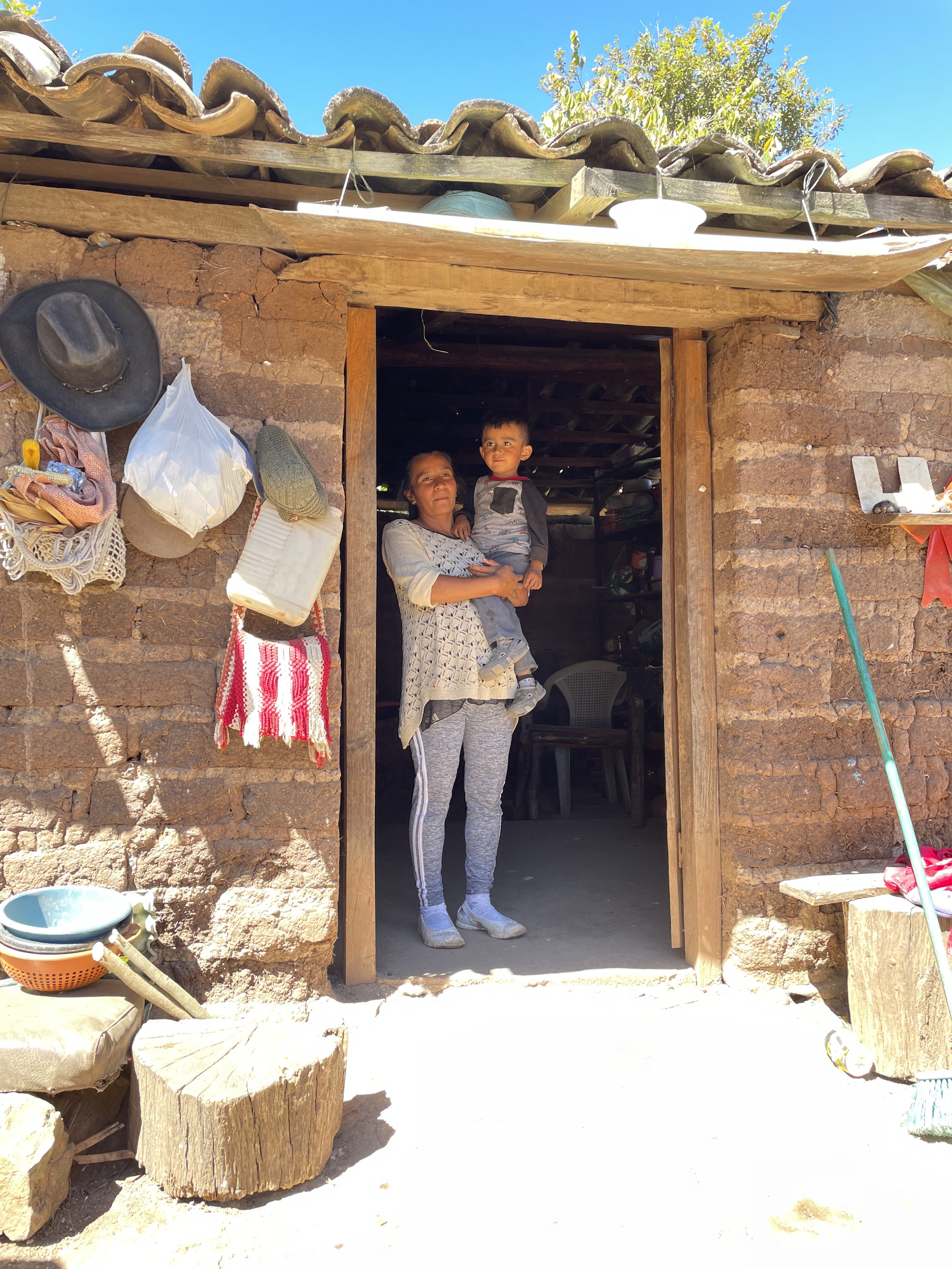 Members of the Oregon Rural Electric Cooperative Association met with residents of Ventura, Guatemala in January 2023 before visiting the village again in March to install power lines and bring electricity to the homes. Photo courtesy OTEC