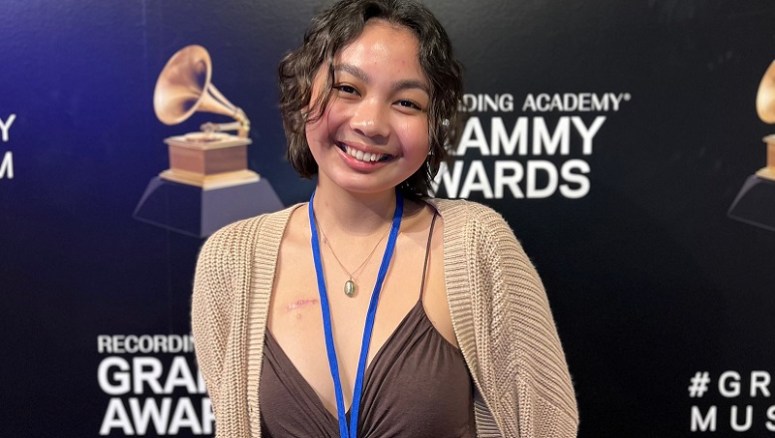 Angelina, a Hillsboro teen, visited the Grammy Museum on Saturday, Feb. 4, 2023 (Make-A-Wish Oregon)