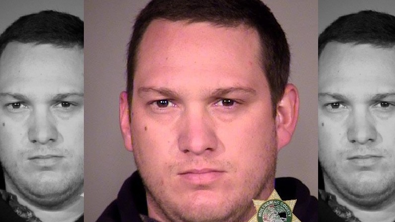 Justin Ray Jones in a 2021 booking photo released February 27, 2023 by Multnomah County Sheriff's Office