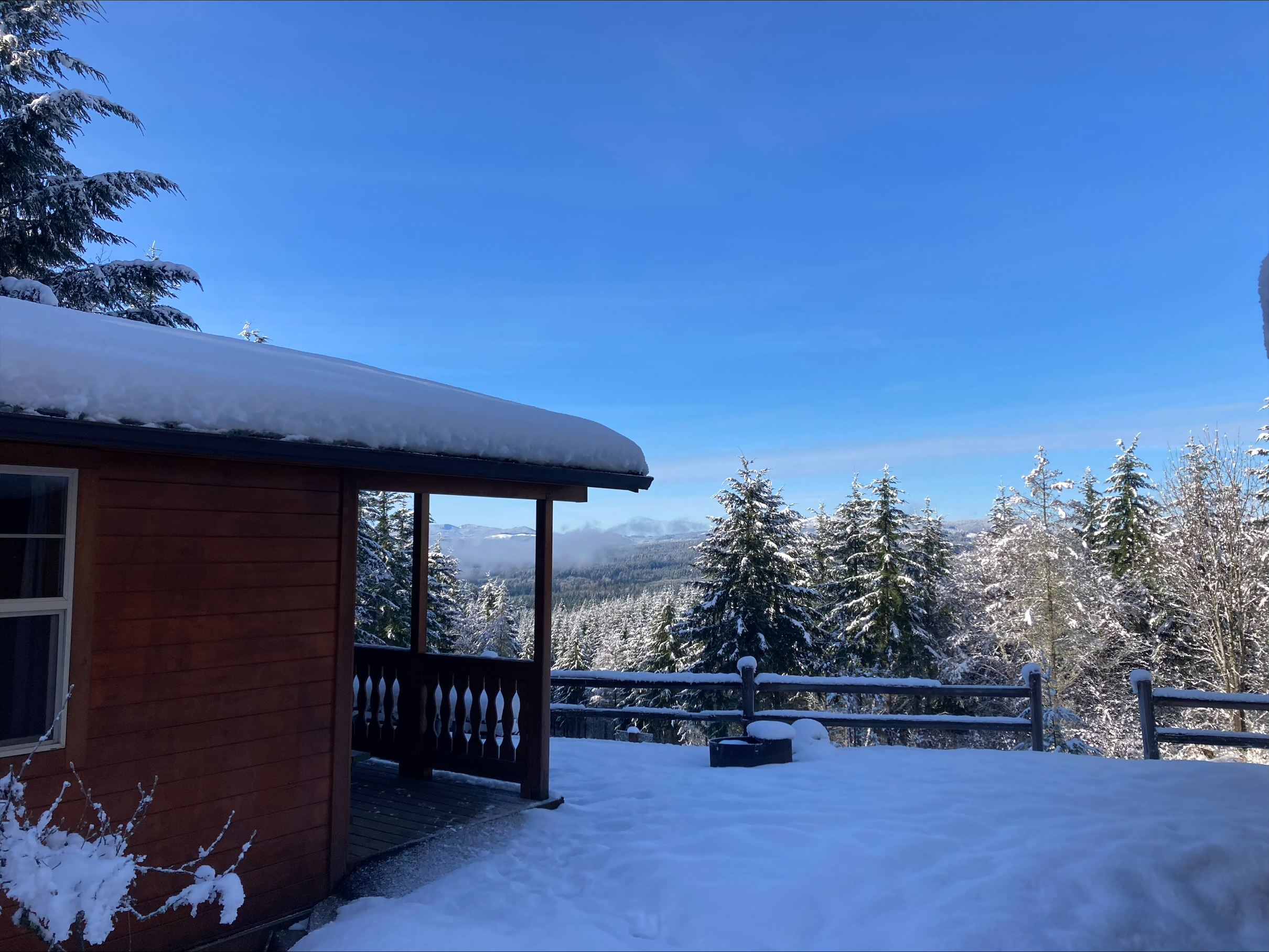 Parts of L.L. Stub Stewart State Park had up to a foot and a half of snow on March 1, 2023. Photo courtesy Aaron Raines