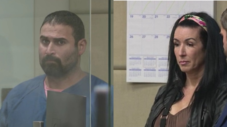 Bruce and Karen Chirre during their first court appearance in connection with the death of Jack Dekker near Providence Park, March 20, 2023 (KOIN)