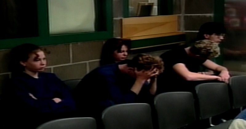 The Redmond 5 in a court hearing following the murder of Barbara Thomas on March 26, 2001 (KOIN, file)