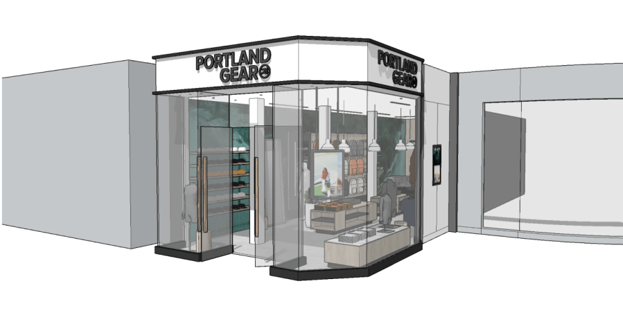 Portland Gear Washington Square renderings