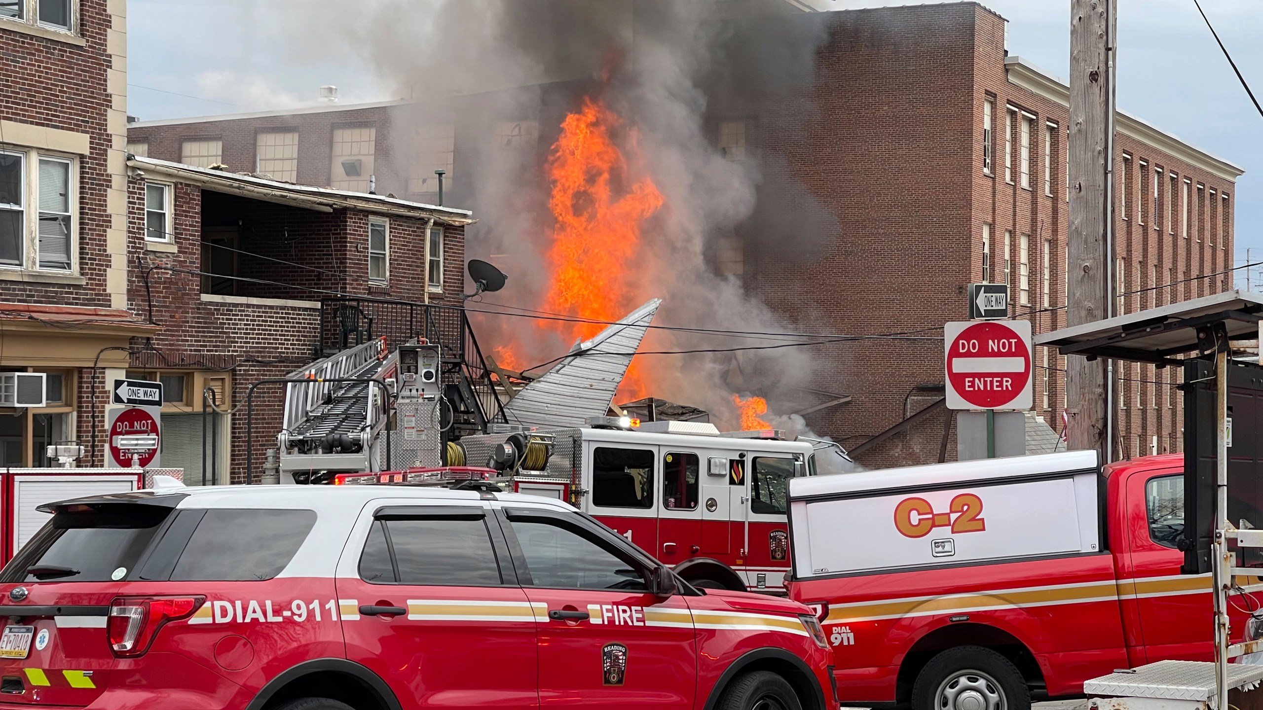 FILE - Emergency personnel work at the site of a deadly explosion at a chocolate factory in West Reading, Pa., March 25, 2023. According to a lawsuit filed Tuesday, April 11, a Pennsylvania candy-maker ignored warnings of a gas leak at its chocolate factory and bears responsibility for a subsequent explosion that killed seven workers. (Ben Hasty/Reading Eagle via AP, File)