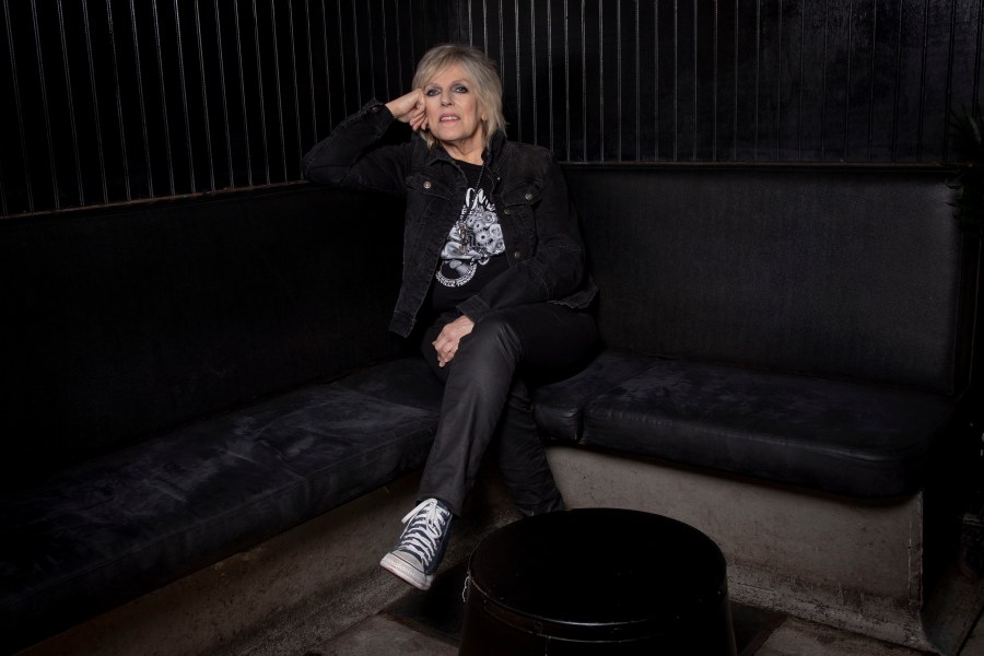 Lucinda Williams poses for a portrait on Friday, March 24, 2023 in New York to promote her book, “Don’t Tell Anybody the Secrets I Told You," out April 25. (Photo by Andy Kropa/Invision/AP)