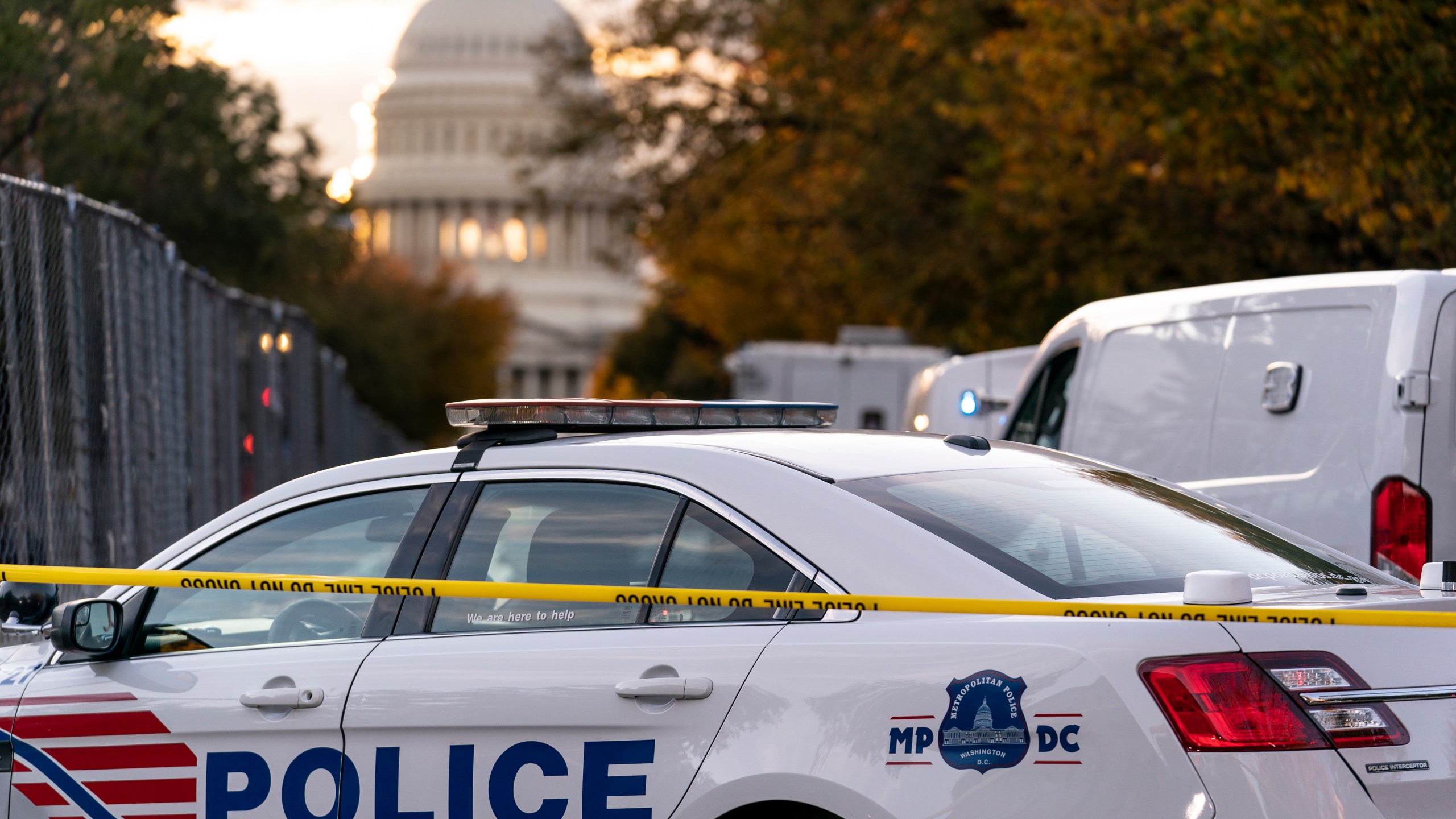 FILE - Washington Metropolitan Police investigate near the Supreme Court and U.S. Capitol in Washington, Oct. 19, 2022. The Republican-led House is set to approve a resolution Wednesday, April 19, 2023, that would block a District of Columbia police accountability bill, further escalating the feud over the right to self-government in the nation’s capital. (AP Photo/J. Scott Applewhite, File)