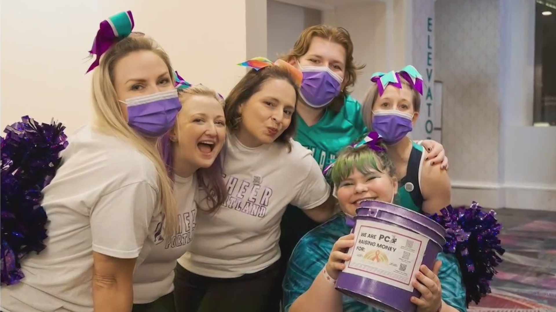 Portland, OR non-profit cheer team on supporting LGBTQIA community