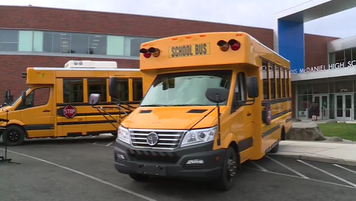 Portland Public Schools first two electric buses