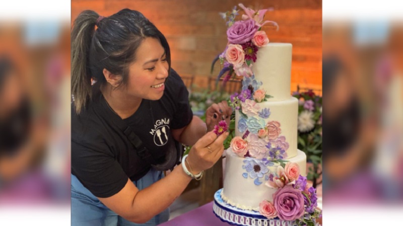 Helen Hồng owns The Cake Batch in Portland, April 25, 2023 (Courtesy)