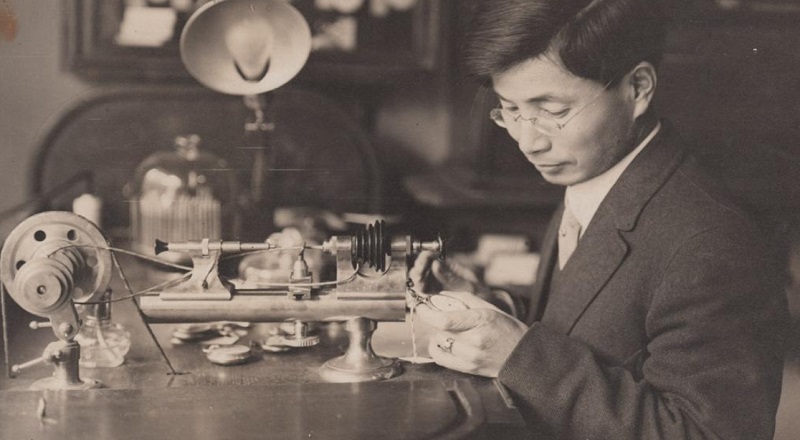 Teruo Tsuboi opened Tsuboi Bros. opened its doors on West Burnside Street in 1913, selling jewelry, watches and clocks, as well as offering watch repair. Undated photo. (Courtesy: JAMO)