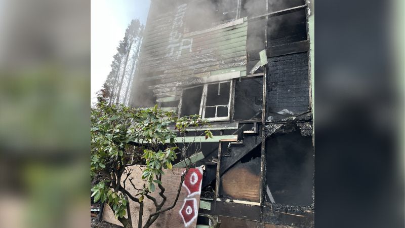 Fire scorches part of NE Portland home on Thursday, April 13, 2023