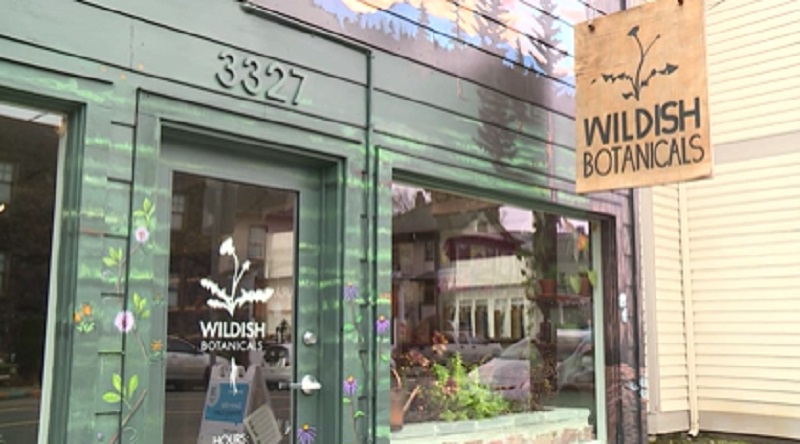 Wildish Botanicals, 3327 SE Hawthorne in Portland, April 2023 (KOIN)