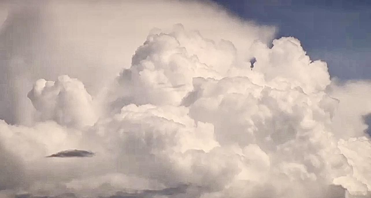 Storms building over the Cascades Monday afternoon, May 8, 2023