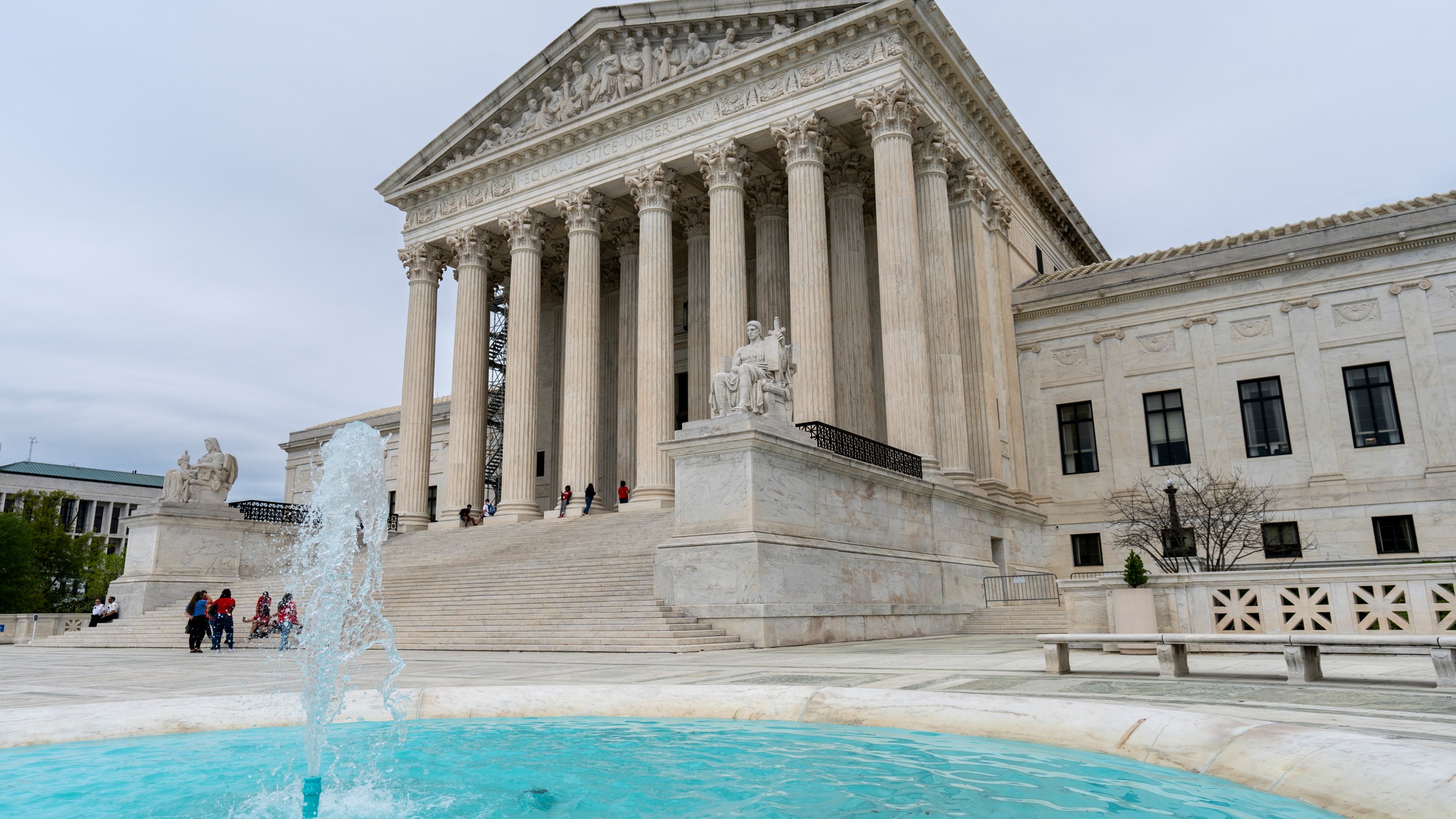 The Supreme Court is seen on Capitol Hill in Washington, Friday, April 14, 2023. (AP Photo/J. Scott Applewhite)