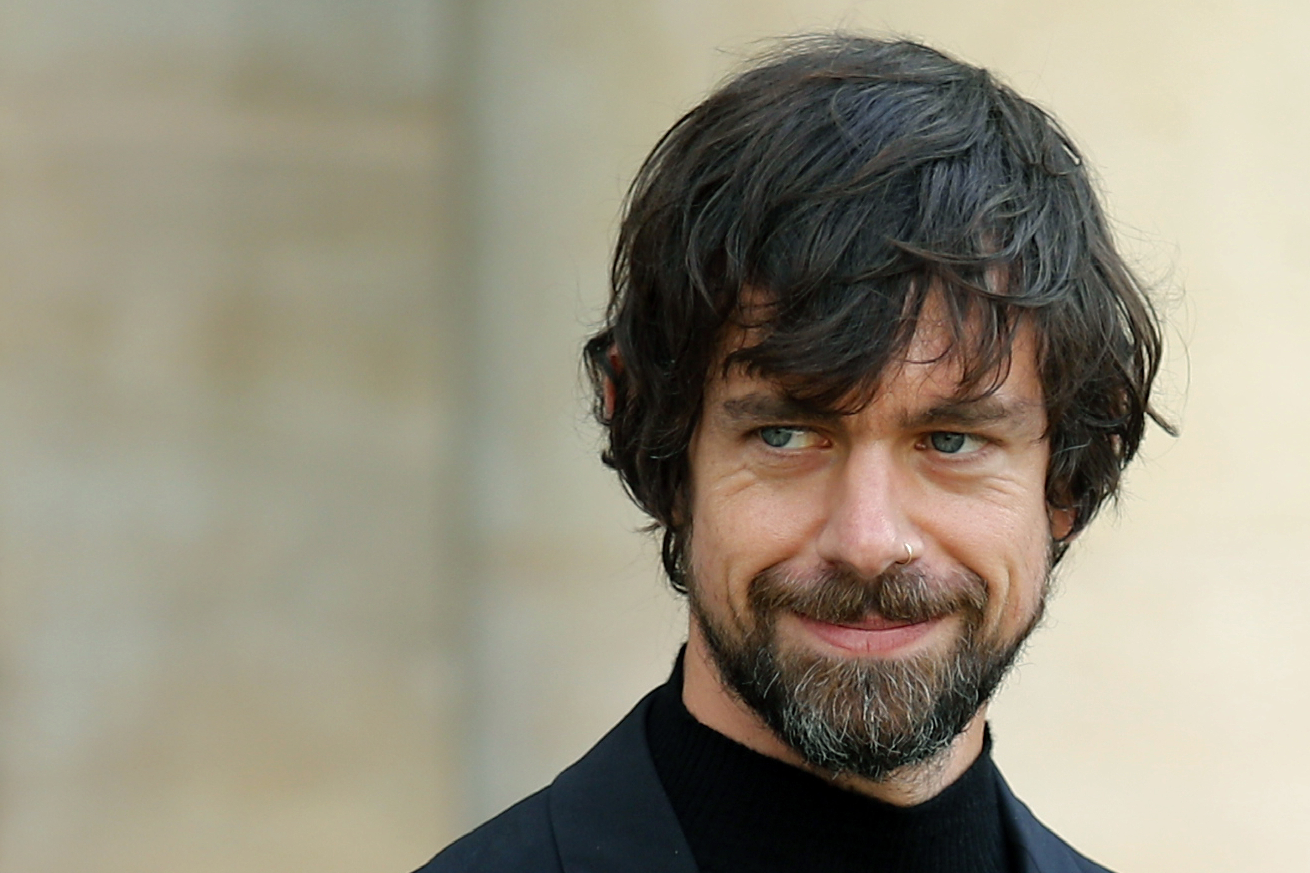 FILE - Technology entrepreneur Jack Dorsey leaves after his talk with French President Emmanuel Macron at the Elysee Palace in Paris, June 7, 2019. A Delaware judge has dismissed a shareholder lawsuit against financial technology company Block Inc. over its 2021 acquisition of majority ownership in Tidal, the music streaming service partly owned by rapper Jay-Z. (AP Photo/Francois Mori, File)