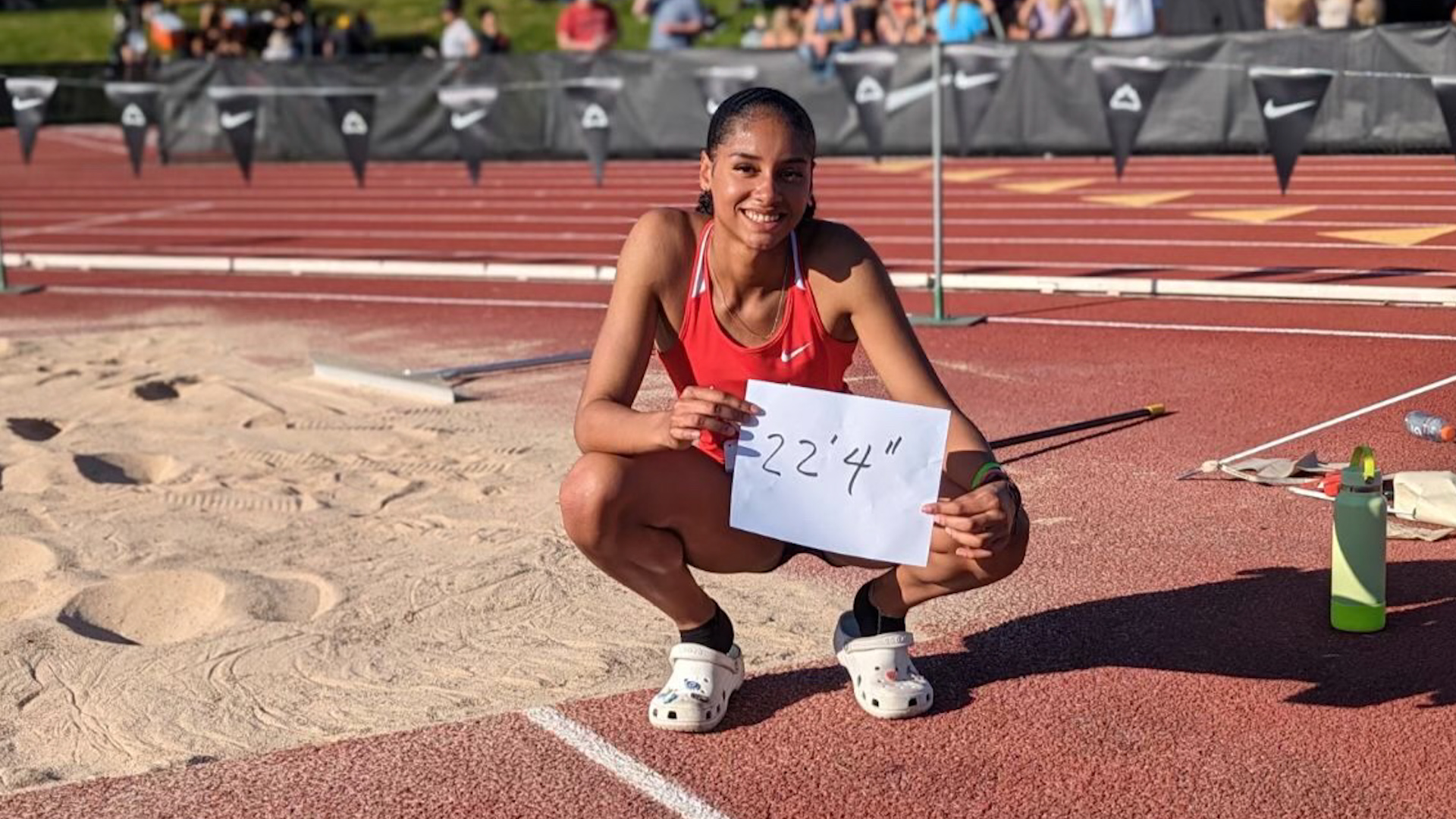 Oregon City’s Sophia Beckmon aiming for all-time long jump record