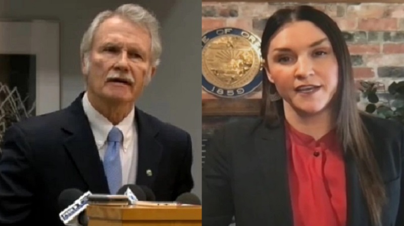 John Kitzhaber in 2014, Shemia Fagan in 2023 (KOIN, file)