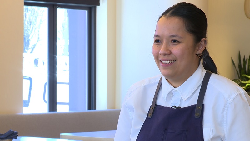 Varanya Geyoonsawat, the Chef de Cuisine at Portland's Kann, May 2023 (KOIN)