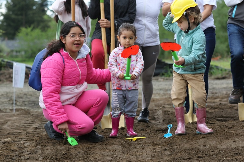 The expansion of Southeast Portland's Parklane Park got underway May 6, 2023 (Portland Parks and Rec)