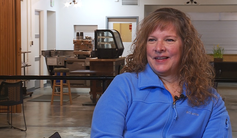 Cara Rothe is on the advisory board of the Recovery Cafe Roseway, April 2023 (KOIN)