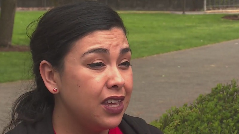 Reyna Lopez, the executive director of PCUN, Oregon's farmworker union, May 1, 2023 (KOIN)